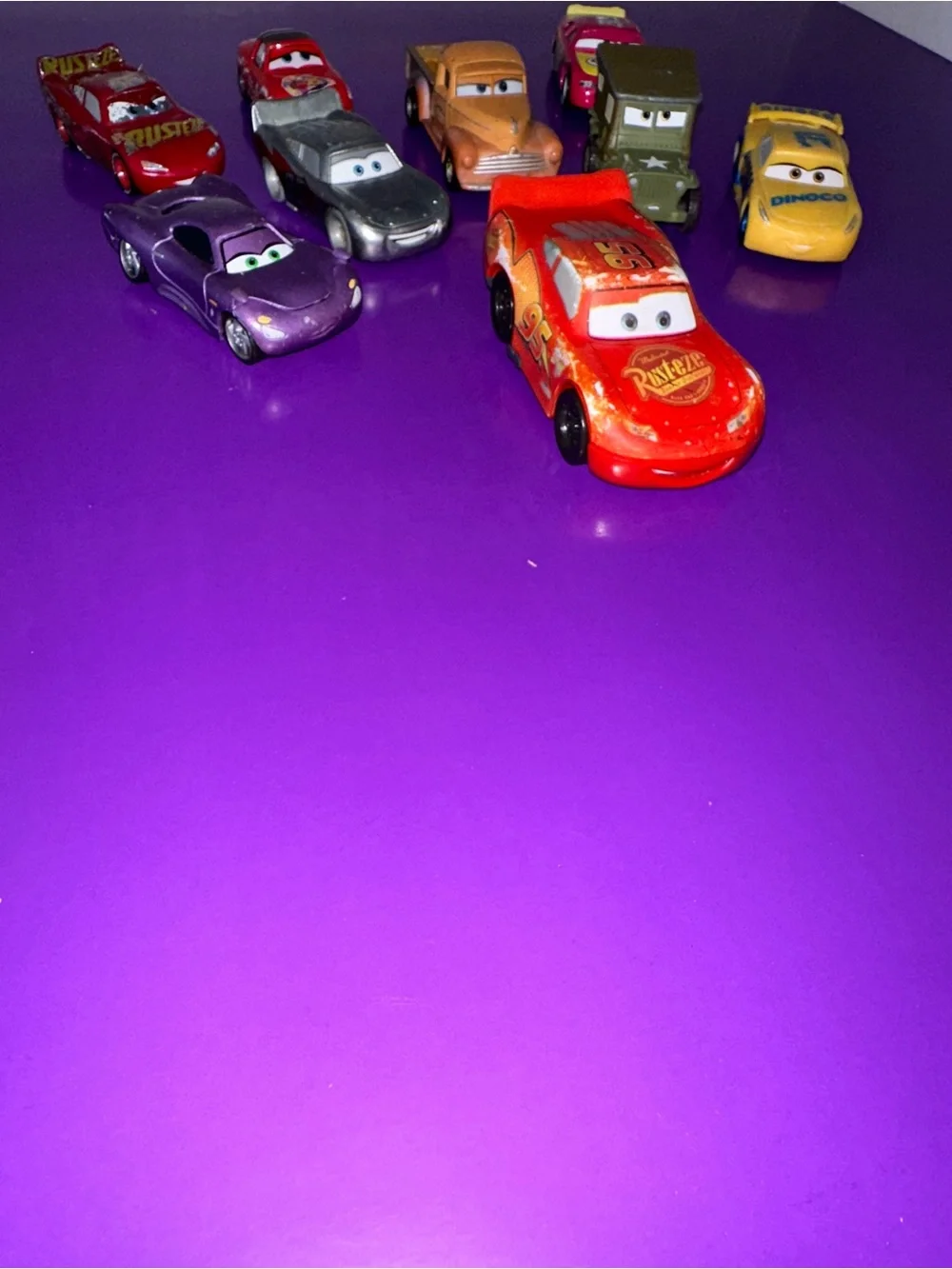 Disney Cars Pixar Lightning McQueen & Friends Race Car Toys - Bundle